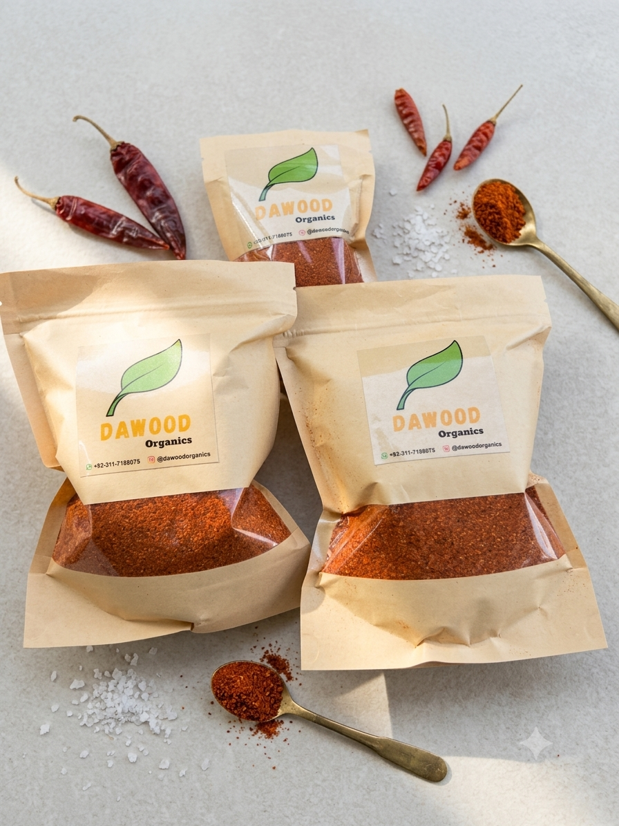 Organic red chilli (hand ground)